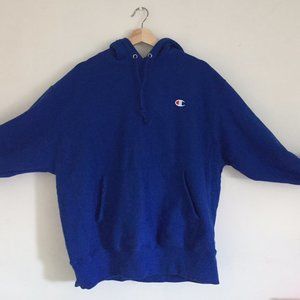 Navy Blue "Reverse Weave" Champion Hoodie